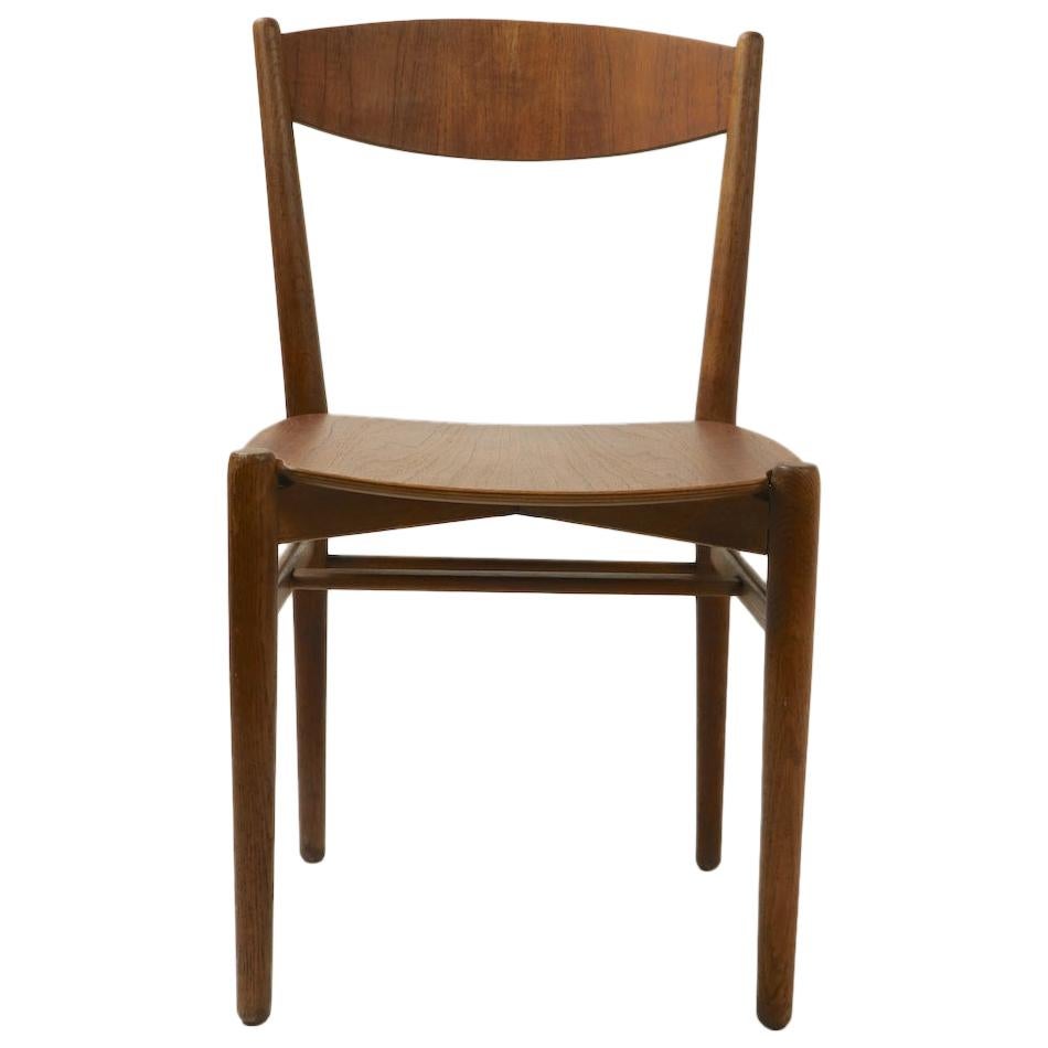 Danish Modern Side Chair Custom Made by Mills, Denmark