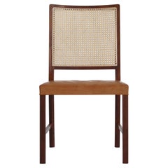 Danish Modern Side Chair in Rosewood and Leather by Bernt Petersen, 1960s