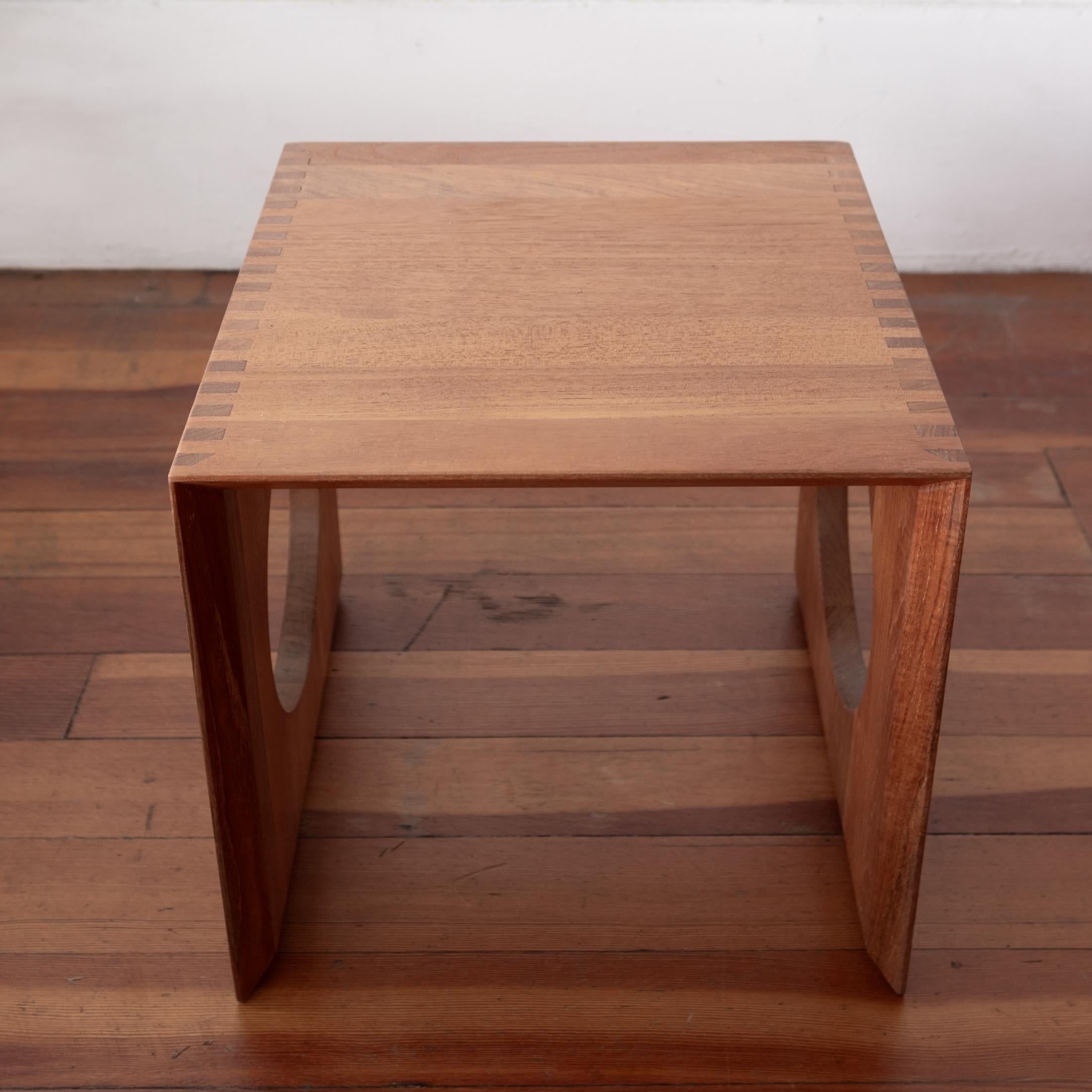 Danish Modern Side Table by Nissen 1960s For Sale 2