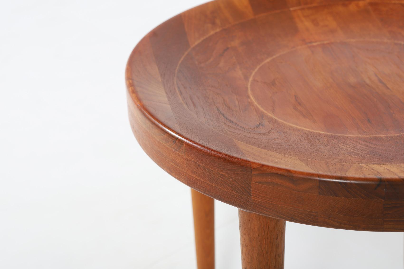 Oak Danish Modern side table from Jens Harald Quistgaard, 1950’s For Sale