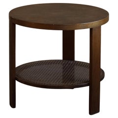 Dänischer moderner dänischer Beistelltisch aus lackierter Buche, Fritz Hansen, „Modell 1535“, 1940er Jahre