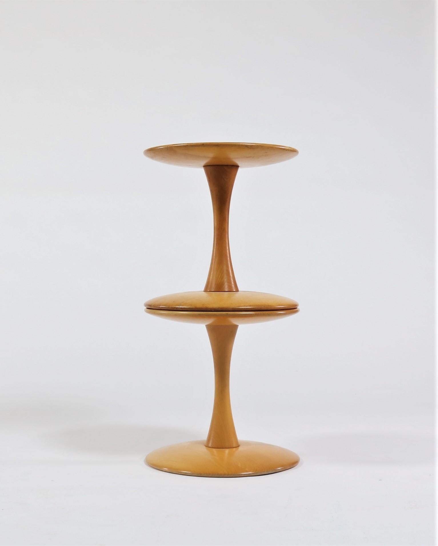 Danish Modern Side Tables or Stools by Nanna Ditzel 