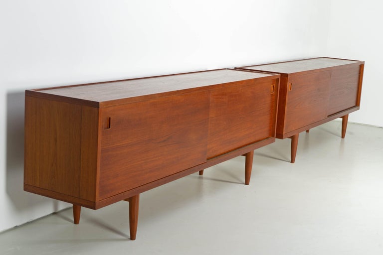Danish Modern Sideboard by Niels Otto Møller Teak 1960s For Sale 8