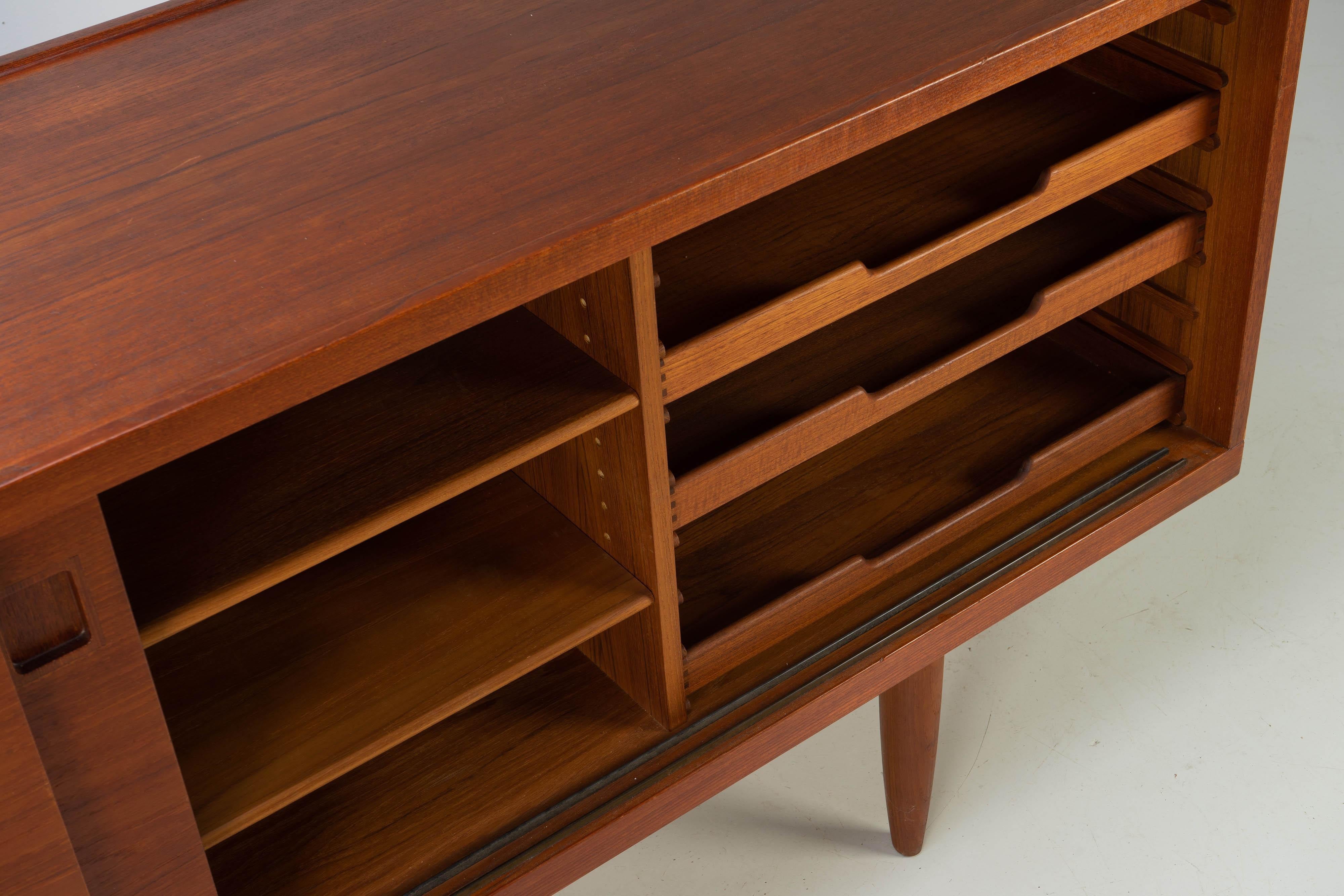 Danish Modern Sideboard by Niels Otto Møller Teak 1960s 4