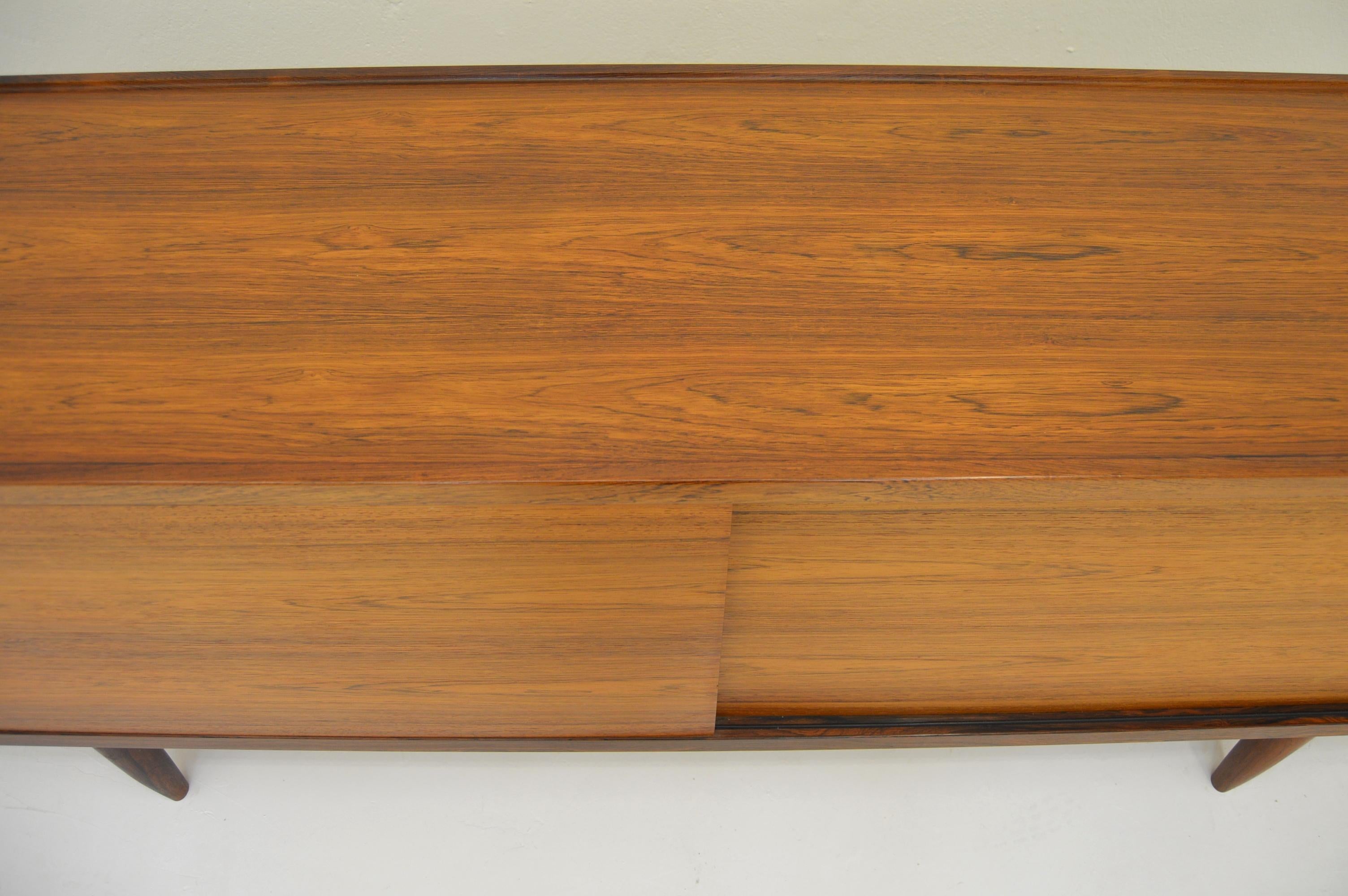Danish Modern Sideboard by NO Møller in Rosewood For Sale 8
