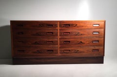 Danish Modern Poul Hundevad Rosewood Dresser Sideboard / Edward Wormley Dunbar