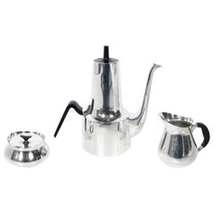 Danish Modern Silver Plated Coffee or Tea Set by Cohr