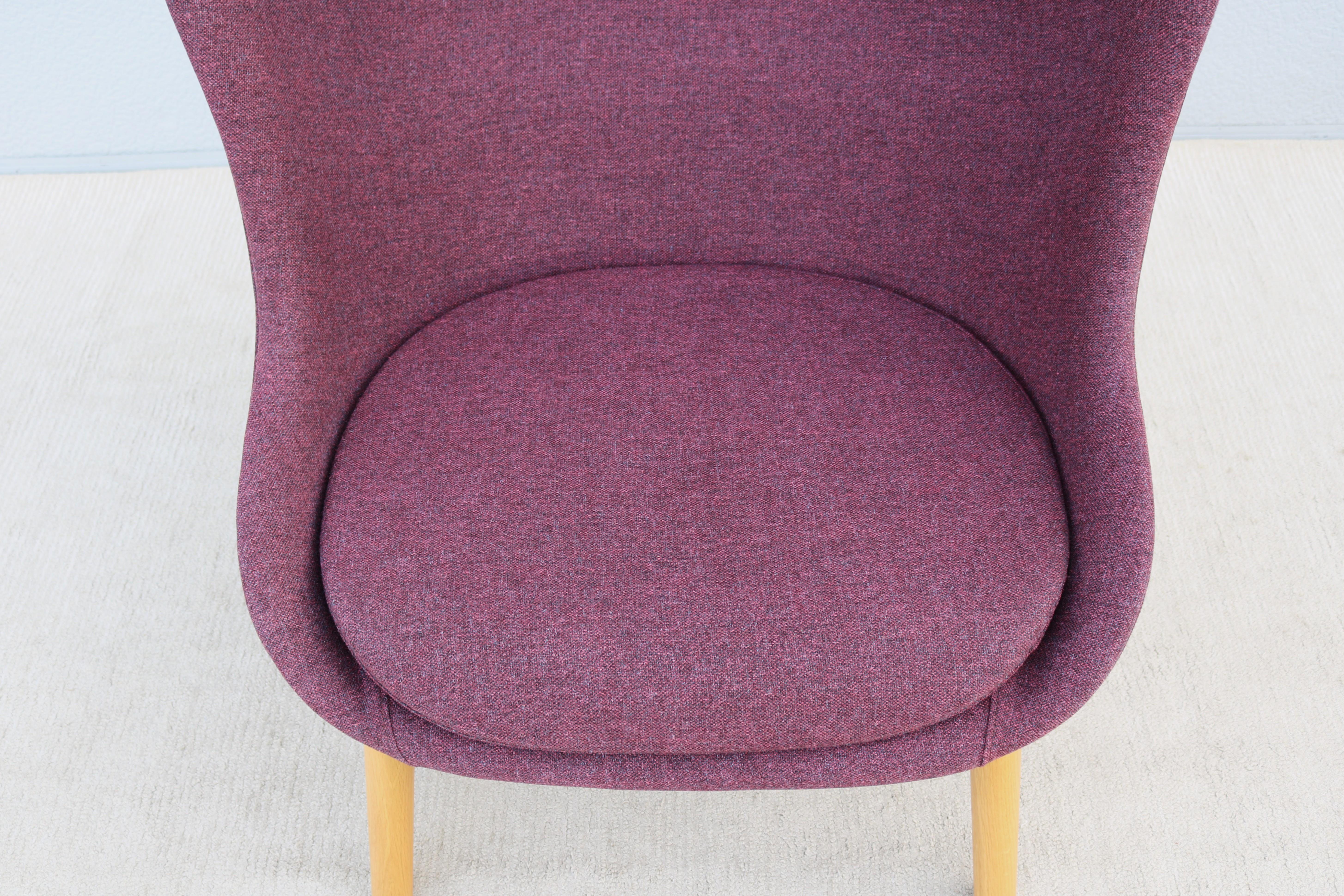 Danish Modern Simon Legald für Normann Copenhagen Hyg Lounge Chair, kastanienbraune Wolle im Angebot 9