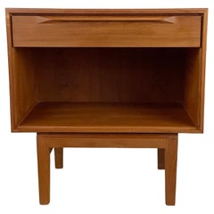 Danish Modern Single Drawer Teak Nightstand