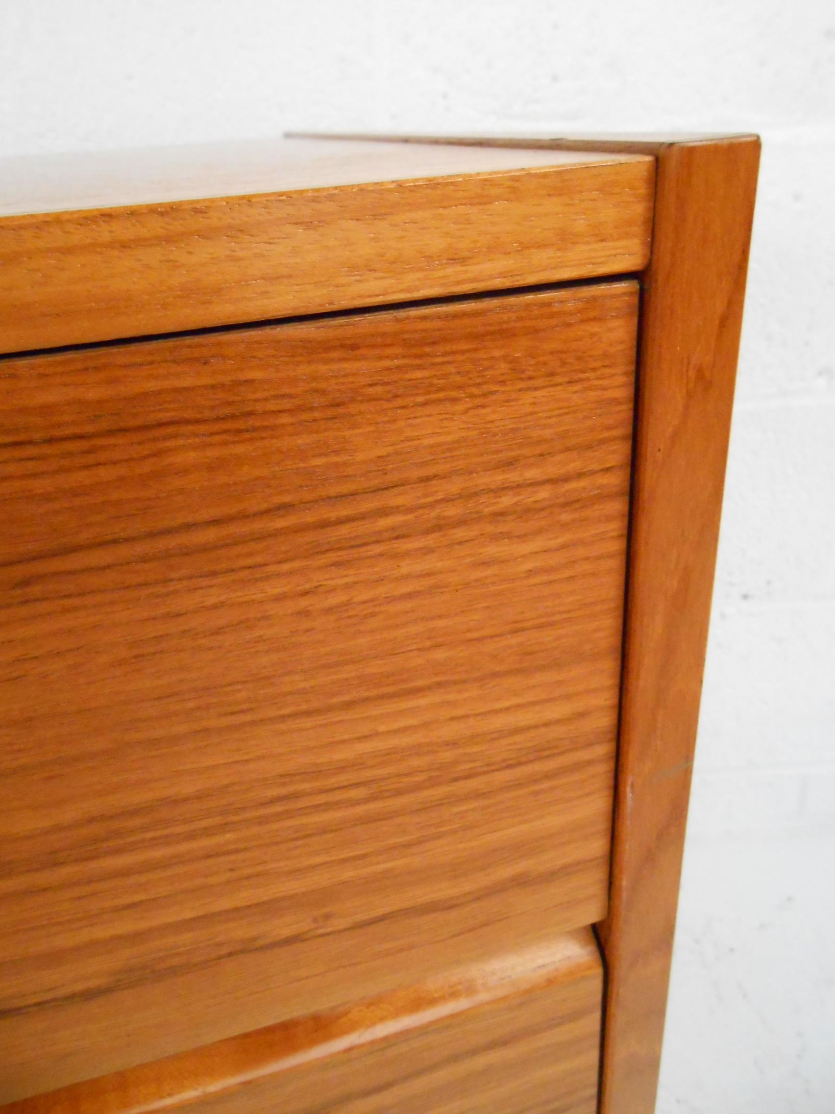 Teak Danish Modern Six-Drawer Dresser