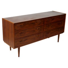 Danish Modern Six Drawer Teak Chest or Dresser