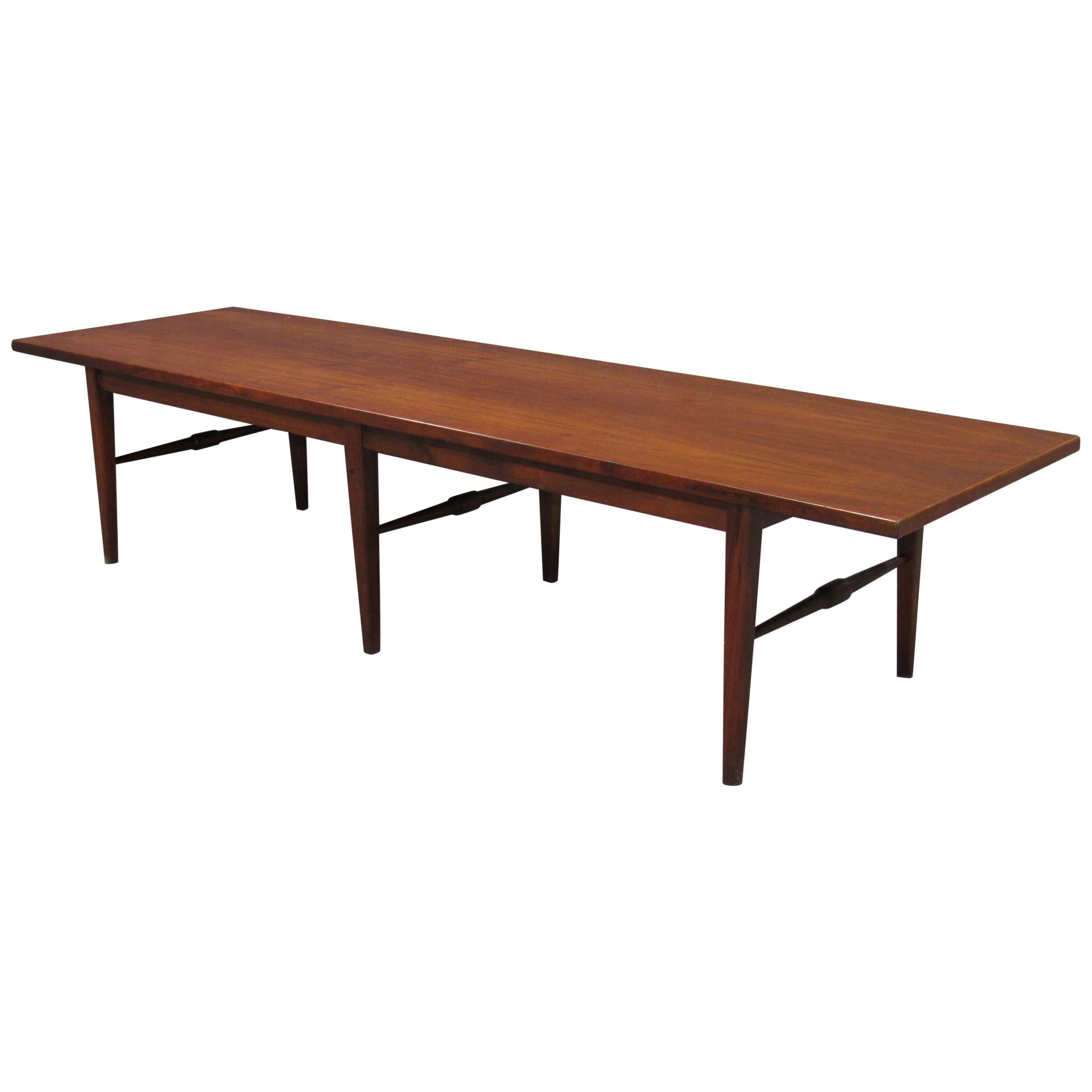 Danish Modern Six-Legged Rosewood Coffee Table