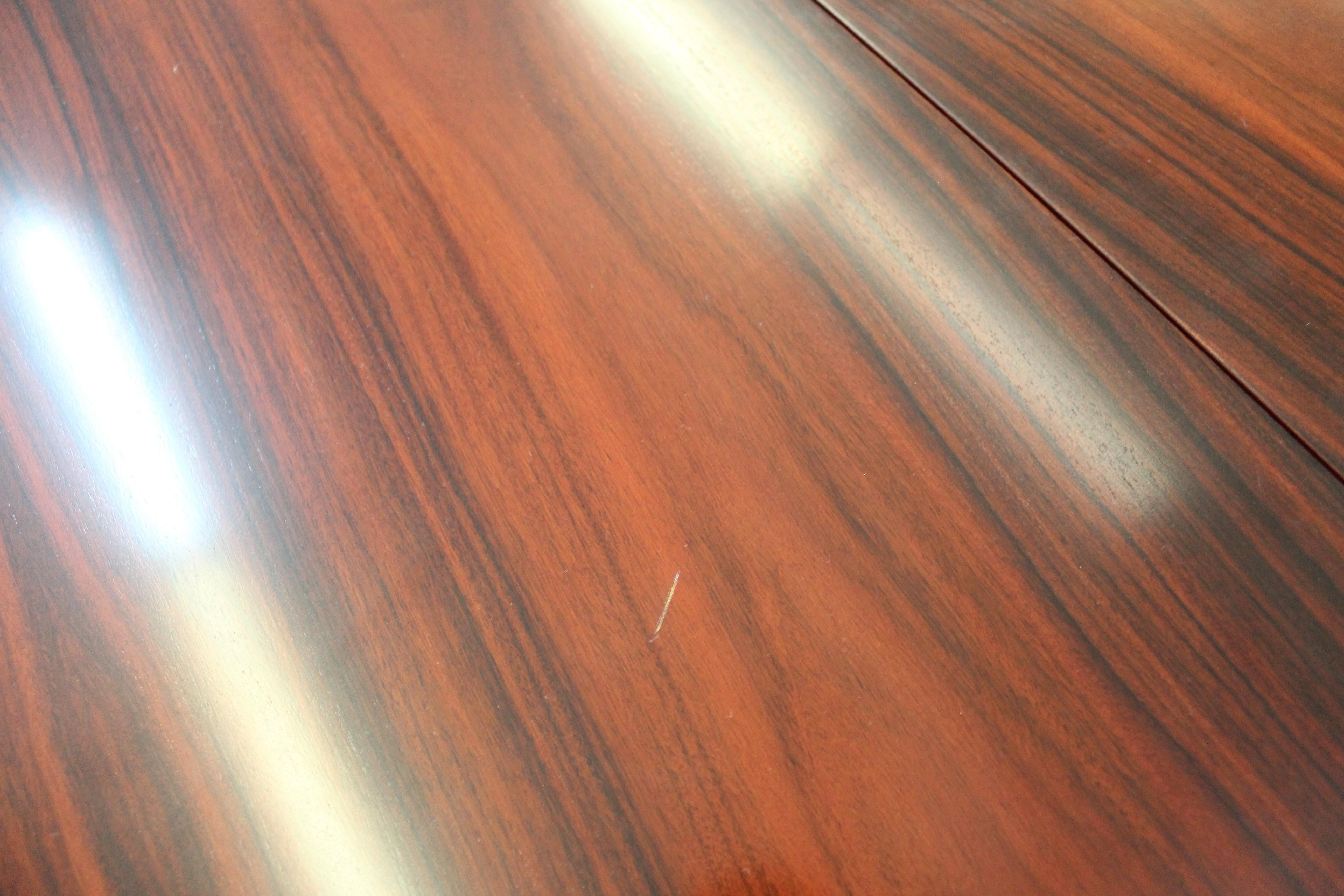 Danish Modern Skovby Rosewood Extendable Surfboard Dining Table 5