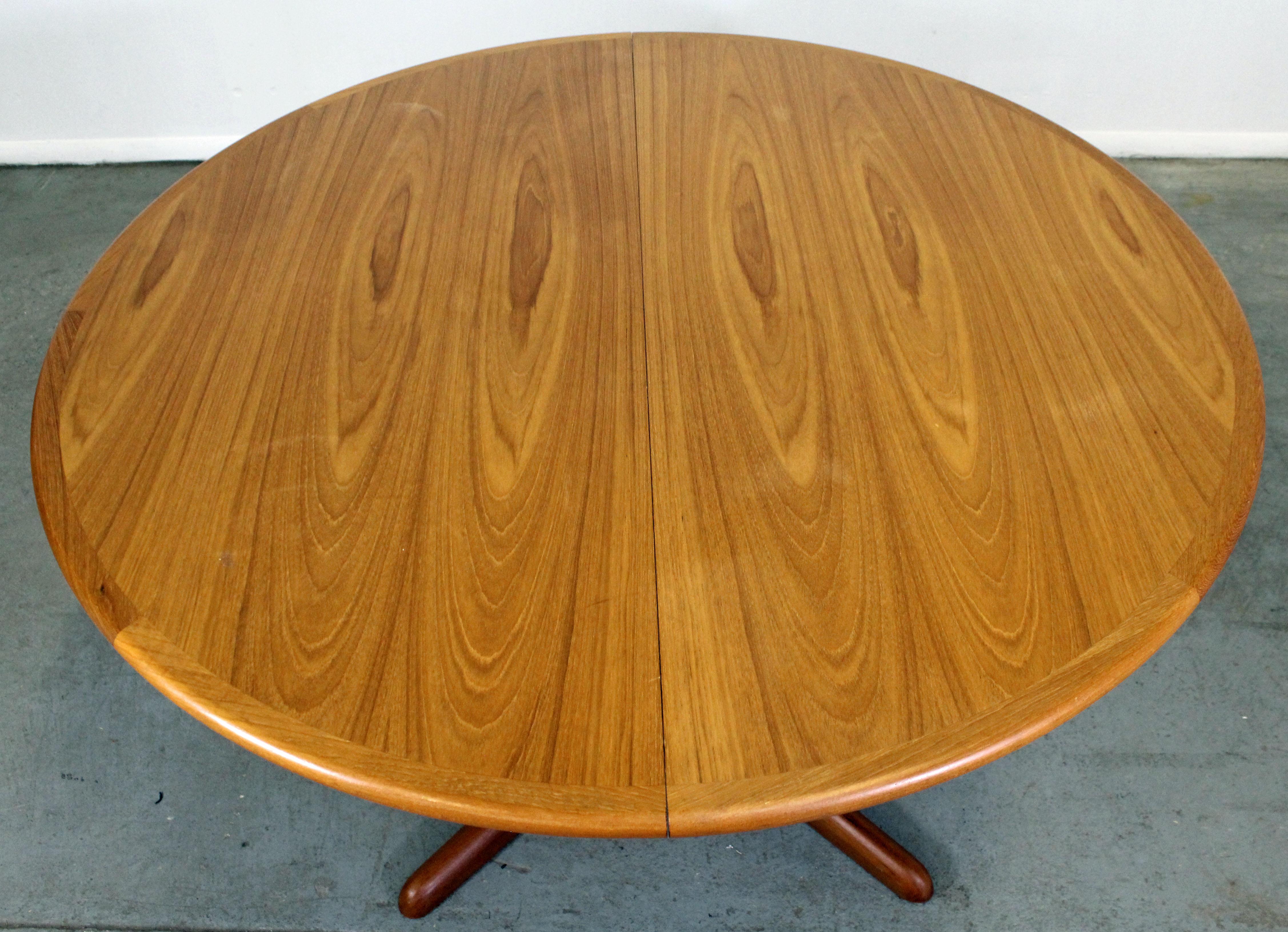 20th Century Danish Modern Skovby Teak Extendable Dining Table