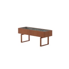 Danish Modern Sled Based Teak Planter by Kai Kristiansen