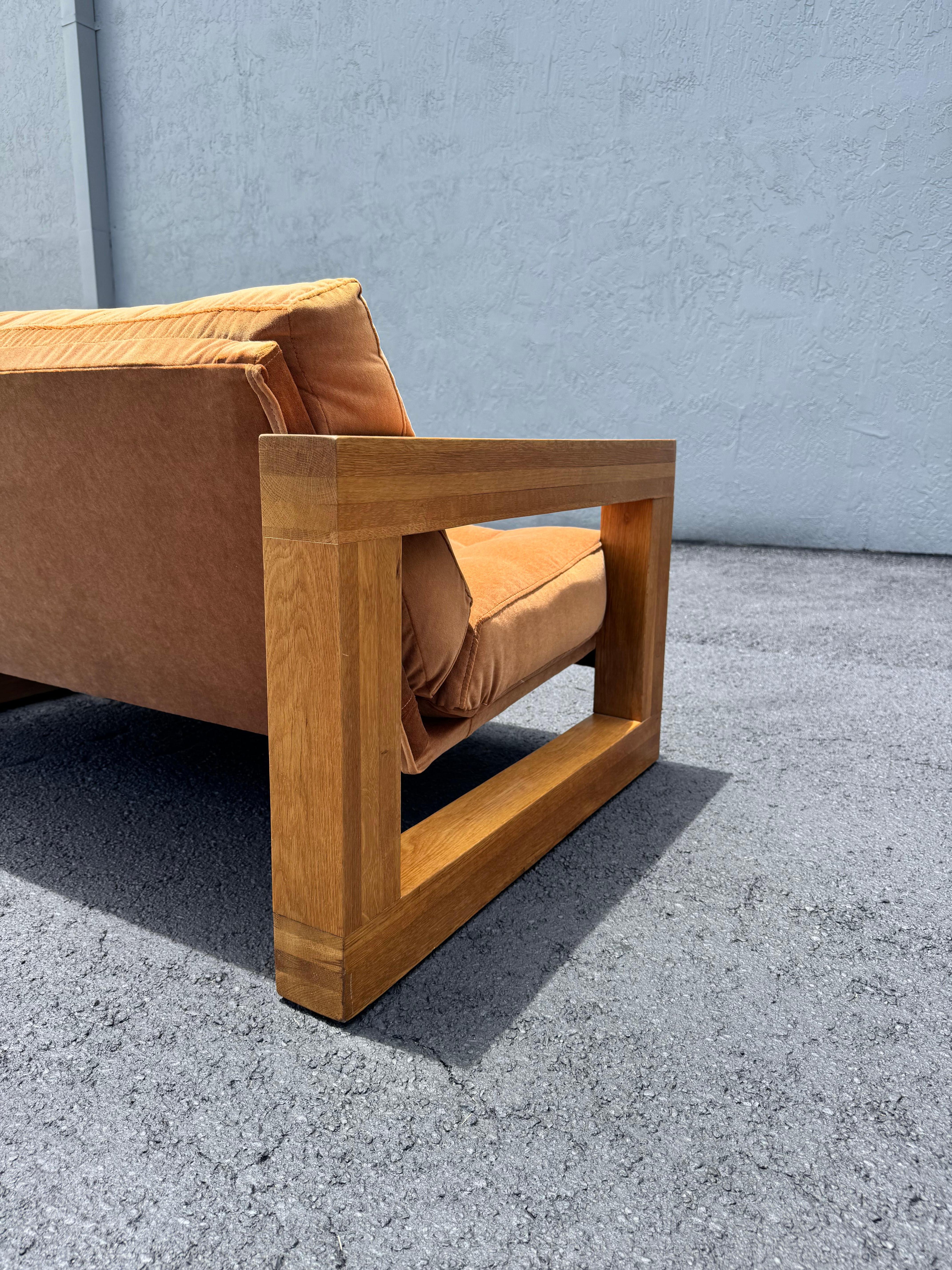 Danish Modern Sling Style Loveseat For Sale 6