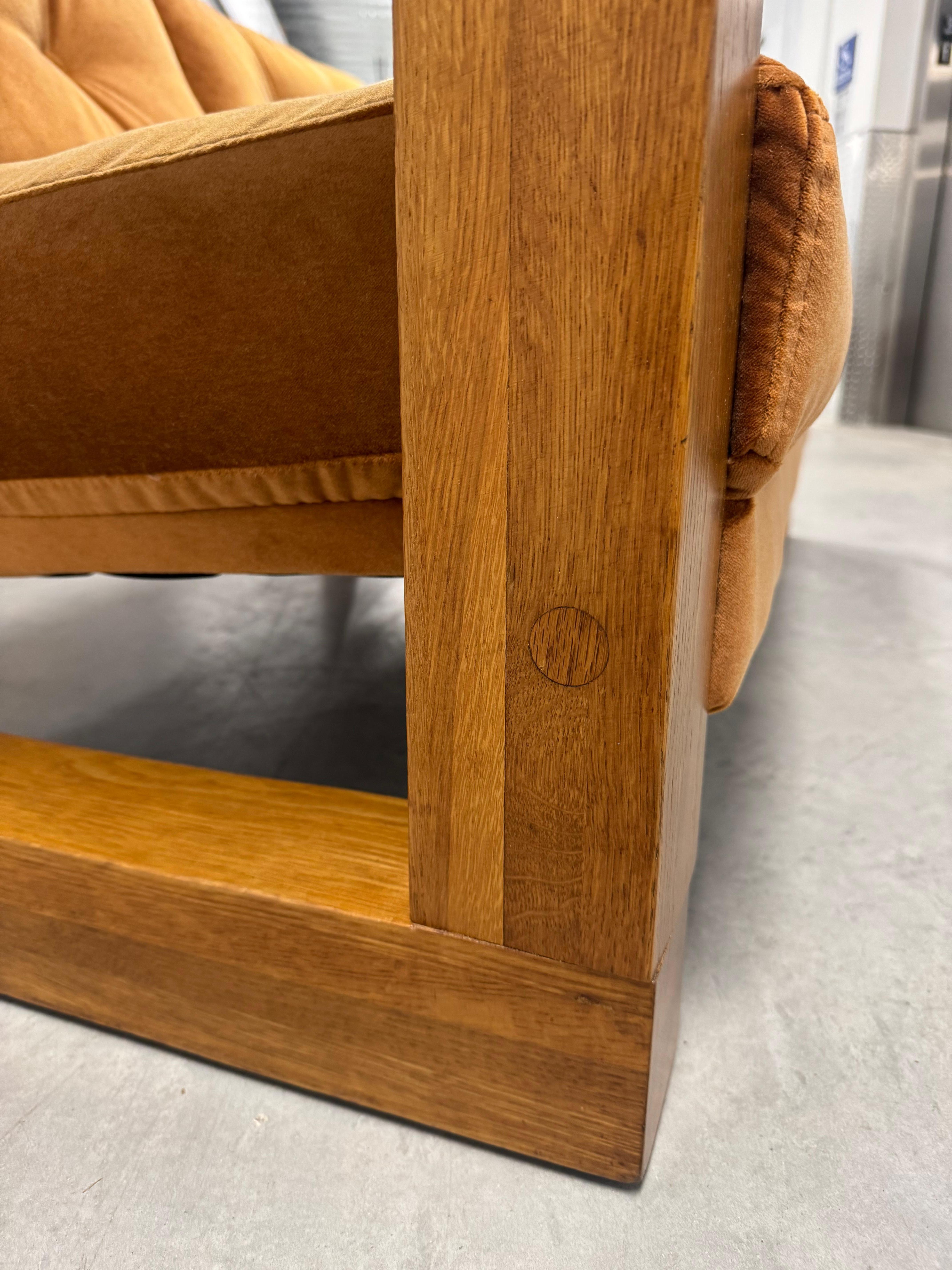 Danish Modern Sling Style Loveseat For Sale 1