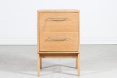 Danish Modern Small Oak Chest of Drawers, Bedside or Office, Munch Møbler, 1970s