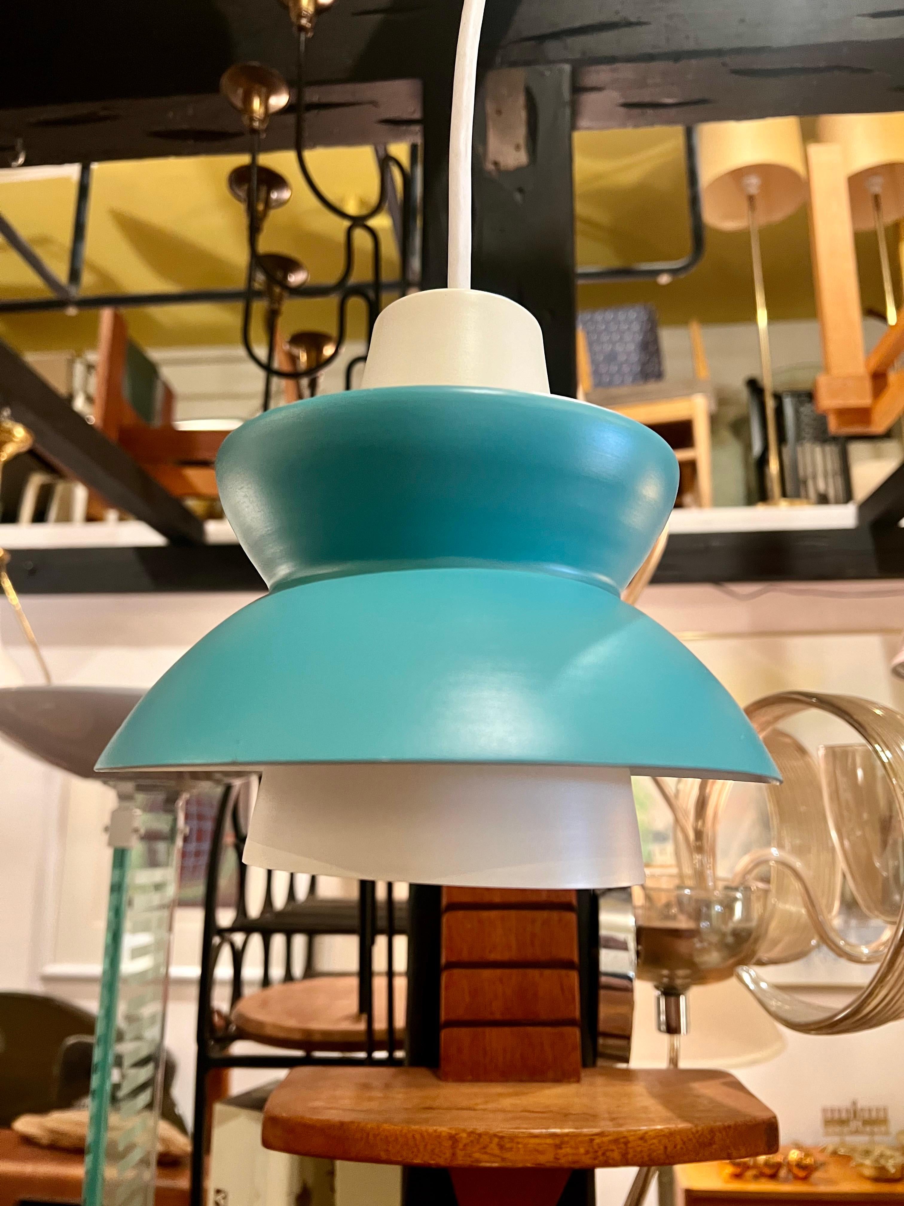 Danish Modern Small Pendant Lamp by Claus Bonderup & Torsten for Fog & Morup For Sale 1