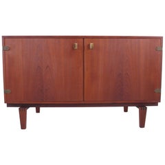 Danish Modern Small Teak Sideboard by Peter Løvig Nielsen, Denmark, 1960s