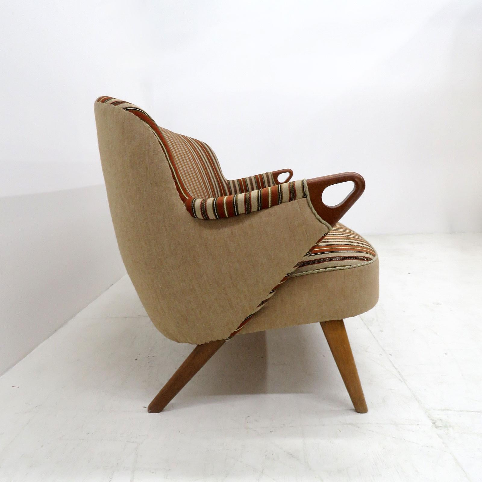 Sofá moderno danés, 1950 en Bueno estado para la venta en Los Angeles, CA