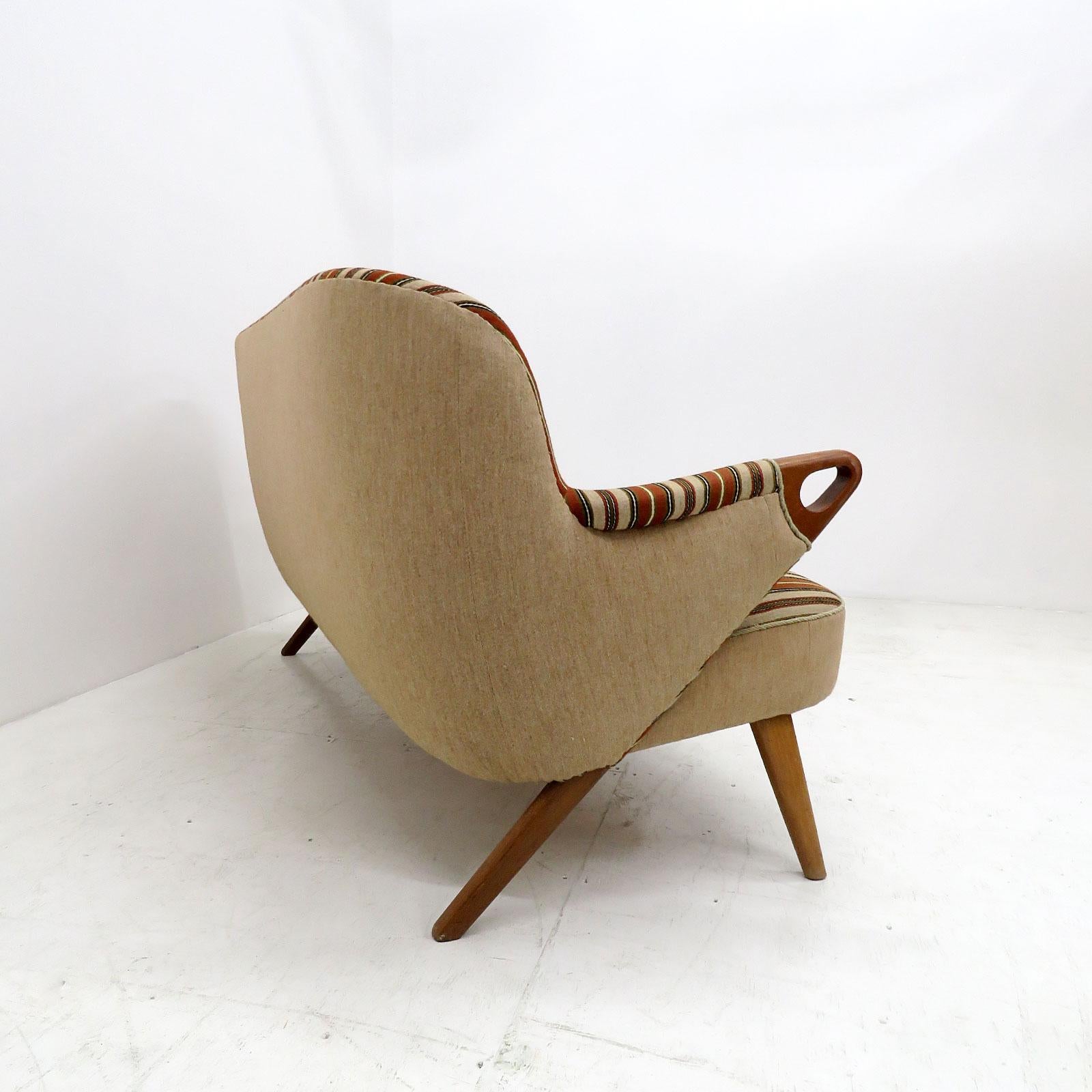 Upholstery Danish Modern Sofa, 1950 For Sale