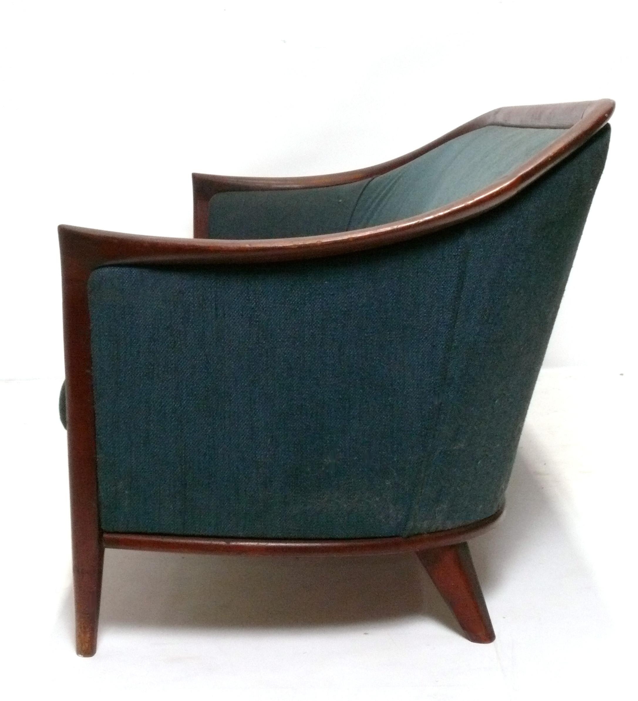 Mid-Century Modern Danish Modern Sofa by Bertil Fridhagen Refinished & Reupholstered In Your Fabric For Sale