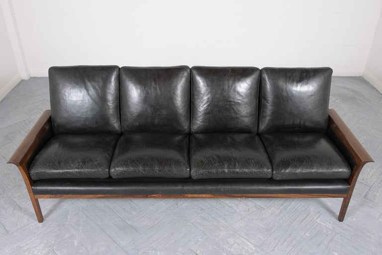 Mid-Century Modern Danish Modern Sofa by Illum Wikkelsø For Sale