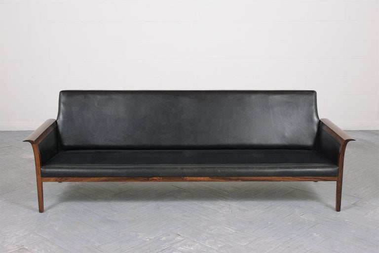 Upholstery Danish Modern Sofa by Illum Wikkelsø For Sale