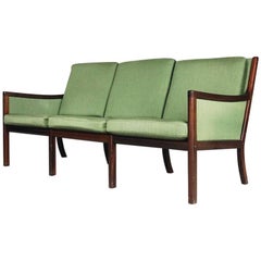 Danish Modern Sofa by Ole Wanscher for Poul Jeppesen Møbelfabrik, 1950s Danish Modern Sofa by Ole Wanscher for Poul Jeppesen Møbelfabrik, 1950s