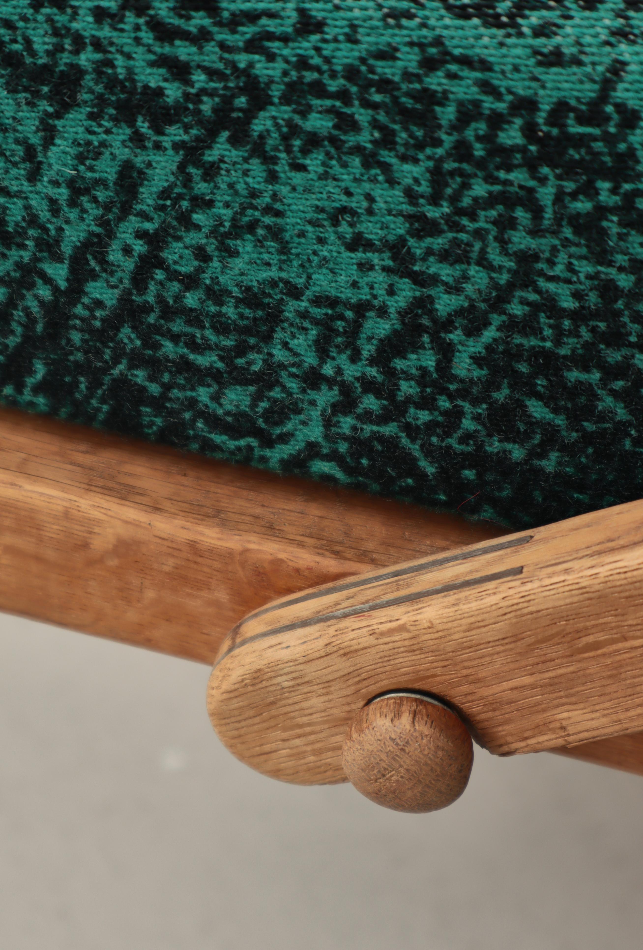 Sofá-cama moderno danés en madera de roble, Poul Volther para Frem Møbelfabrik, años 50 en venta 10