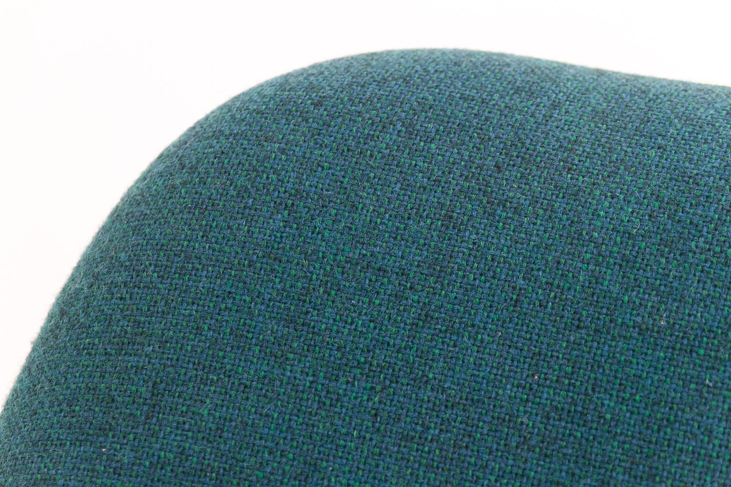 Sofá moderno danés en azul turquesa, años 50. en venta 7