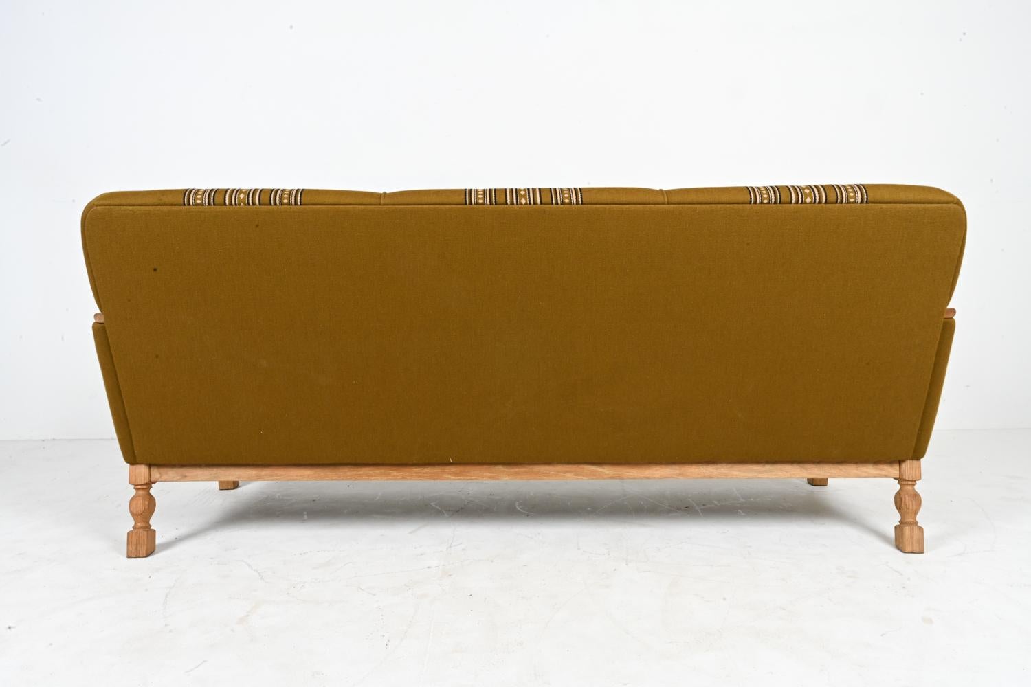Danish Modern Sofa in White Oak, Attributed to Henning Kjærnulf For Sale 9