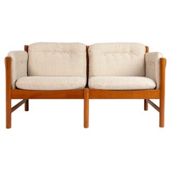 Danish Modern Sofa / Loveseat by Jydsk Mobelvaerk in Teak and New Fabric, 1960s