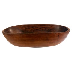 Danish Modern Solid Brazilian Oval Rosewood