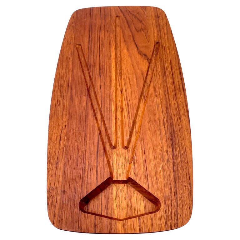 Danish Modern Solid Carving Cutting Board at 1stDibs