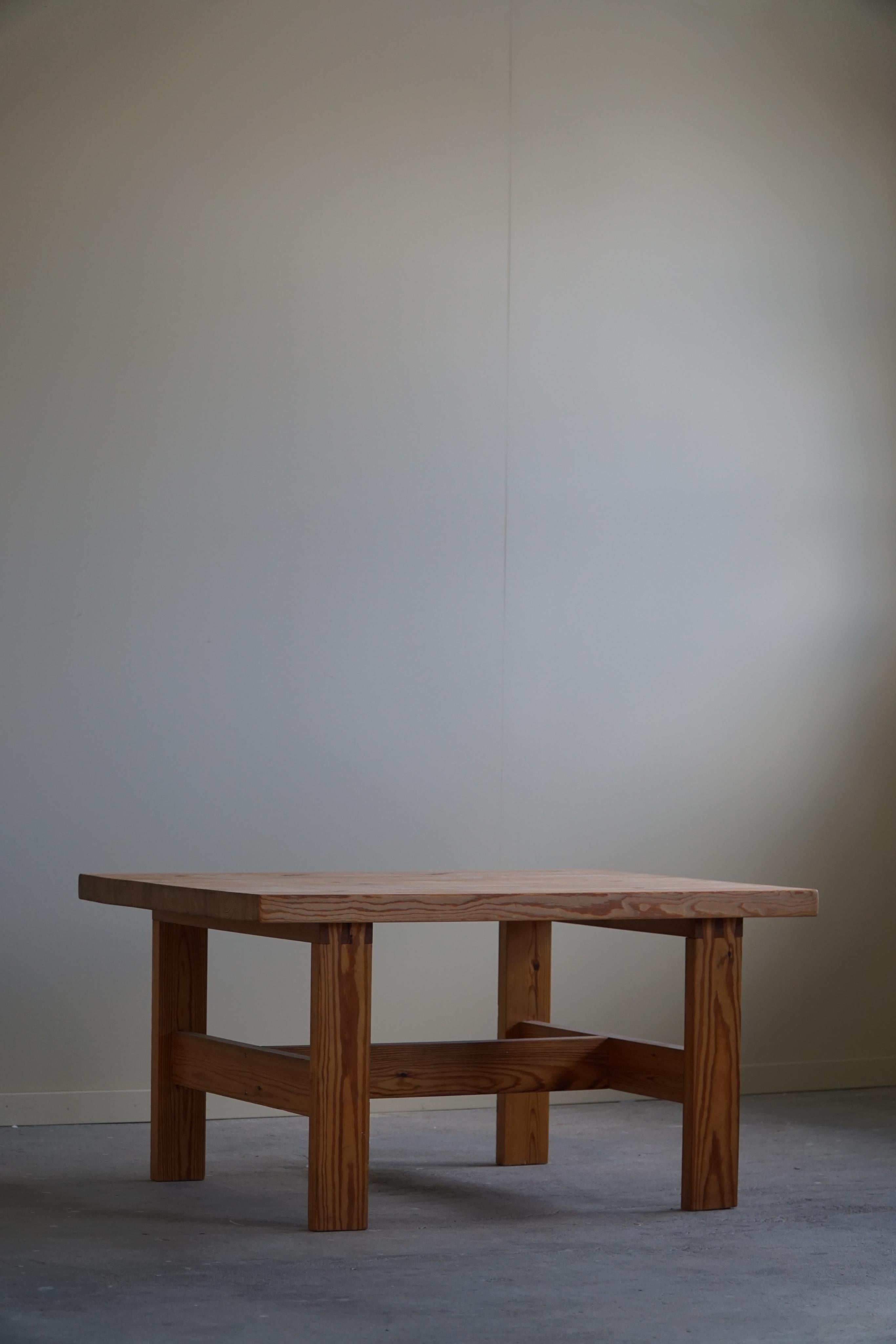 Canapé/table d'appoint danois moderne en pin massif, fabriqué dans les années 1960 en vente 6