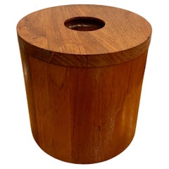 Danish Modern Solid Teak 1970s Danish Modern Ice Bucket