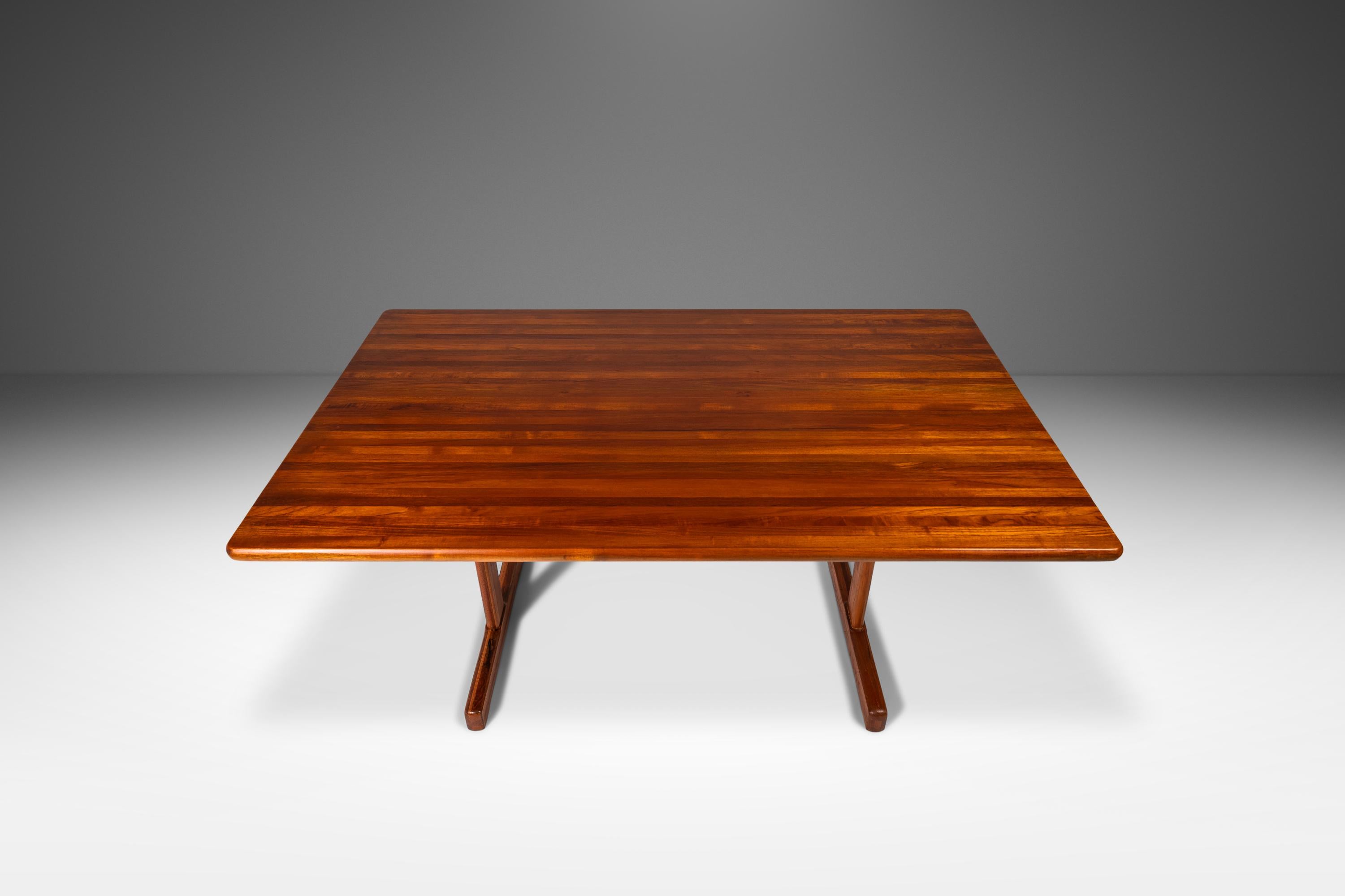 butcher block dining table