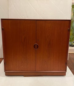 Danish Modern Solid Teak Cabinet by Peter Hvidt and Orla Molgaard-Nielsen