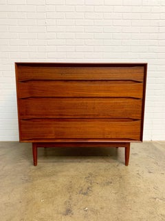 Danish Modern Solid Teak Chest by Johannes Aasbjerg