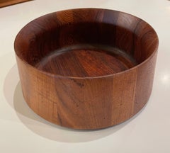 Danish Modern Solid Teak Dansk Salad Bowl by Quistgaard