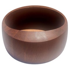 Danish Modern Solid Teak Dansk Salad Bowl by Quistgaard Rare Early Production