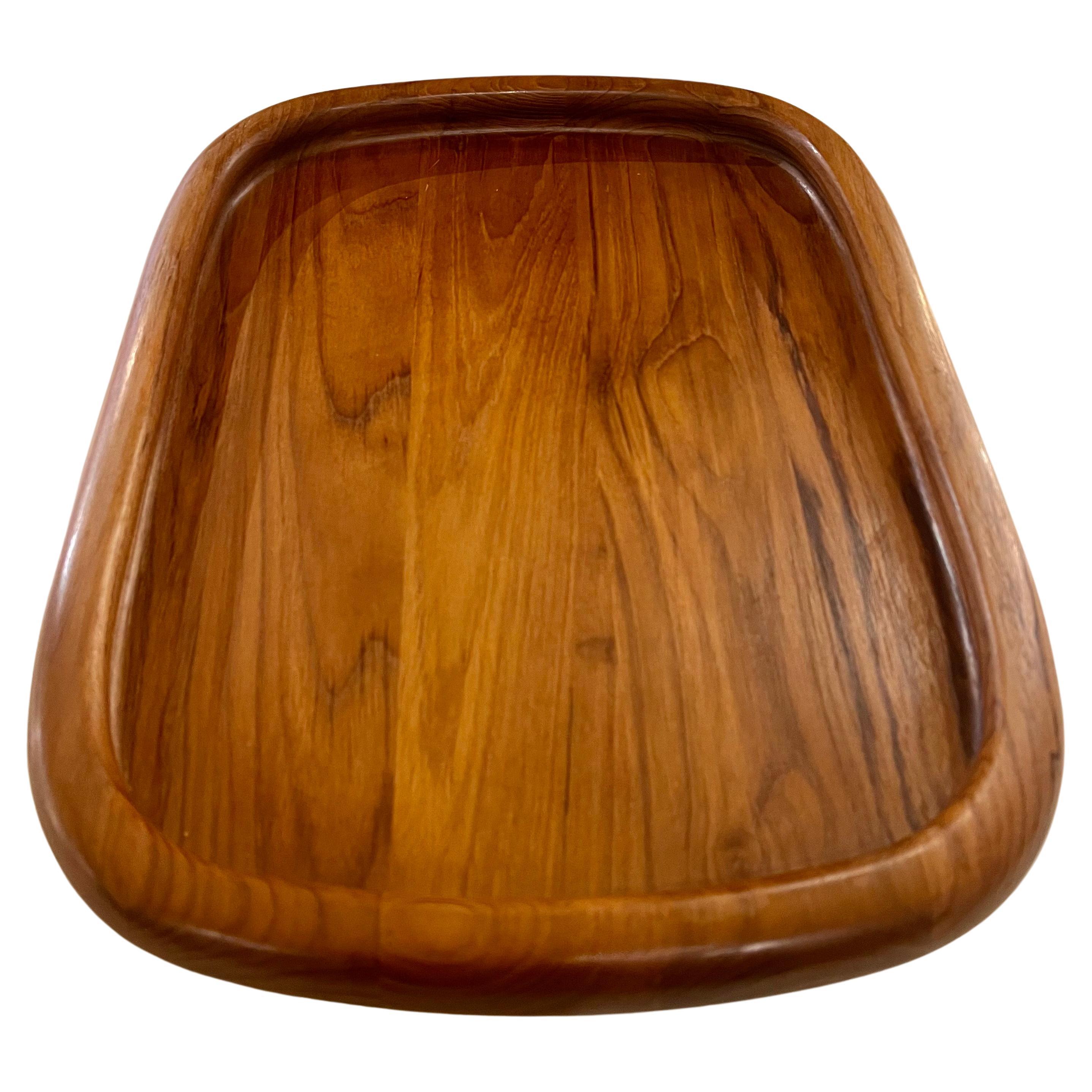 Danish Modern solid Teak Dansk Tray Designed by Quistgaard In Excellent Condition For Sale In San Diego, CA