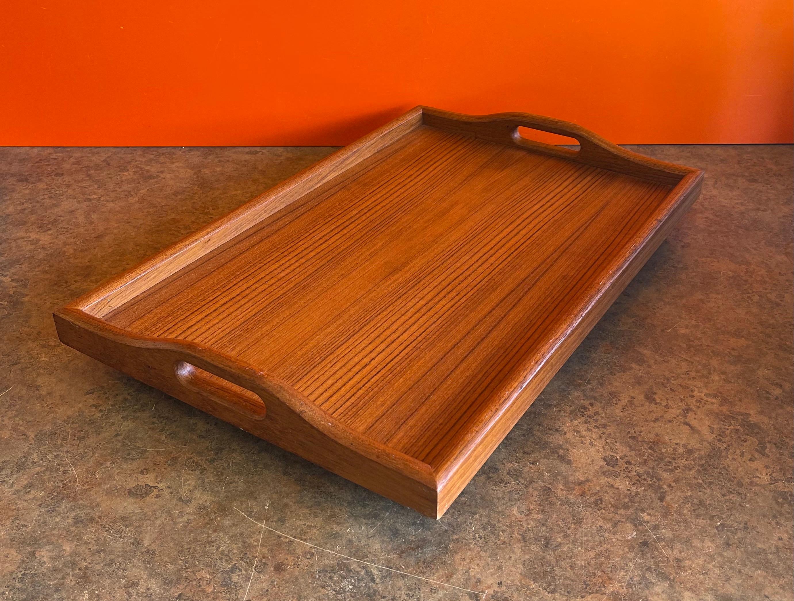 Danish Modern Solid Teak Folding Bed / Breakfast Tray 1