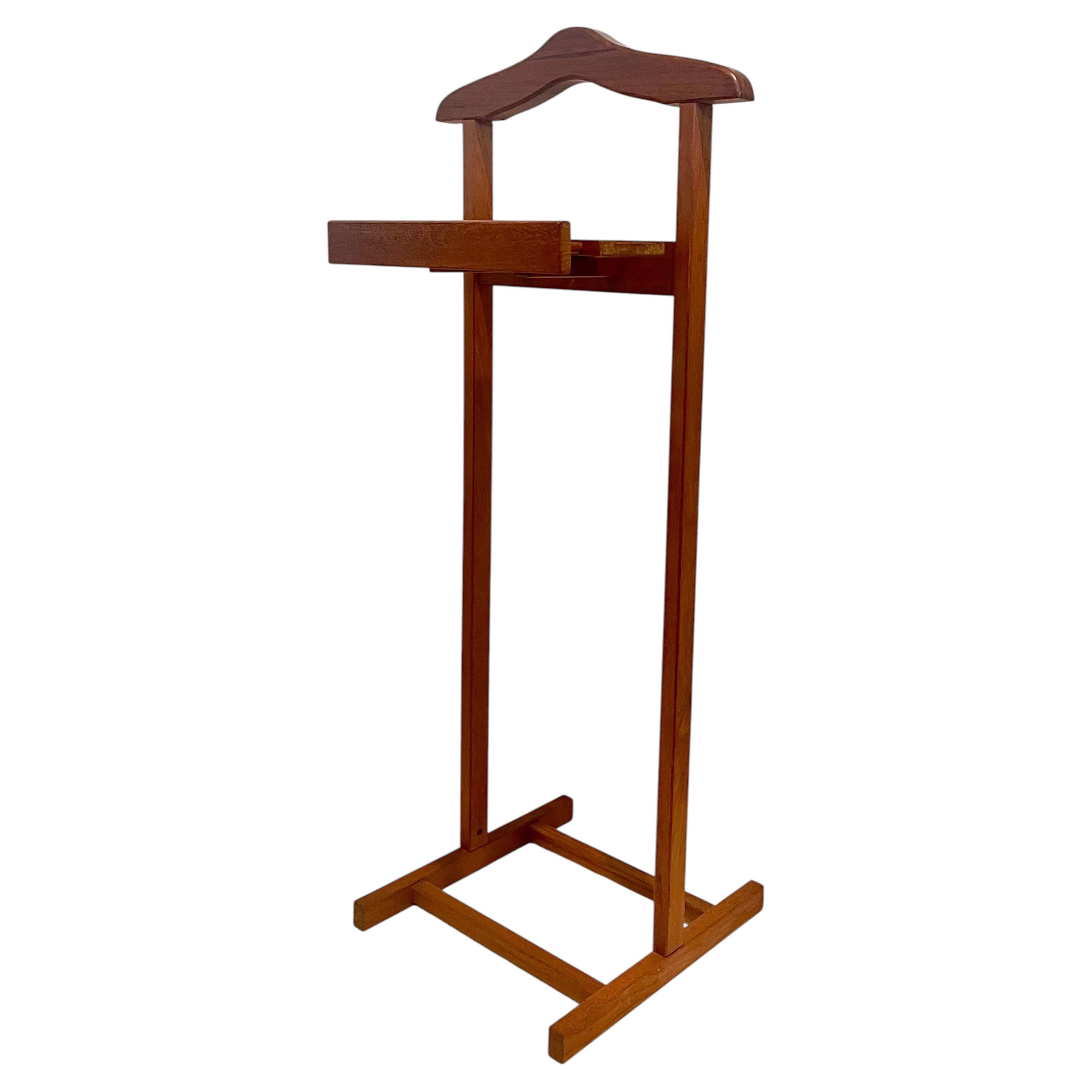 Danish Modern solid Teak Postmodern Mens Valet by PBJ Mobler Denmark