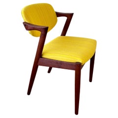 Danish Modern Solid Teak Restored Kai Kristiansen Model 42 Chair