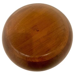 Danish Modern Solid Teak Salad Bowl by Jens Quistgaard for Dansk