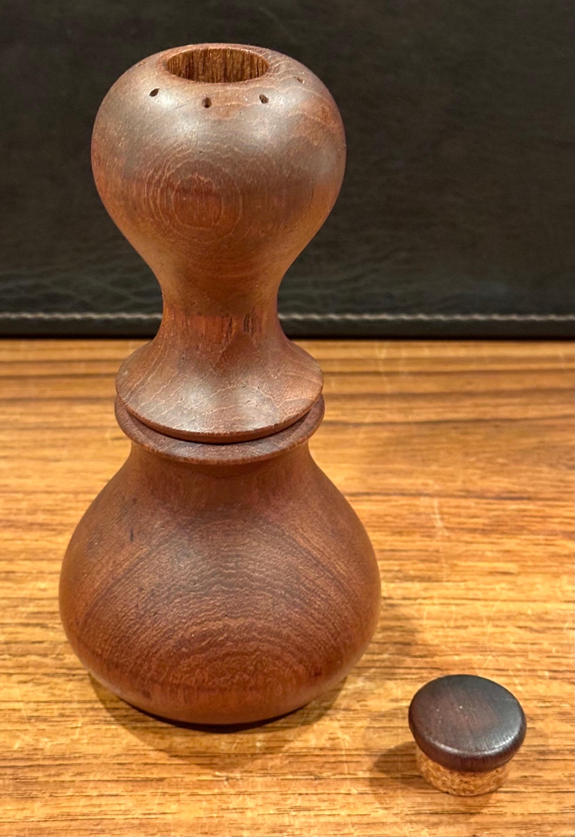 Danish Modern Solid Teak Salt and Peppermill by Jens Quistgaard for Dansk 1
