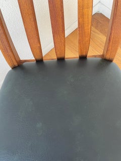 Danish Modern Solid Teak Set of Six Dining Eva Chairs by Niels Koefoed
